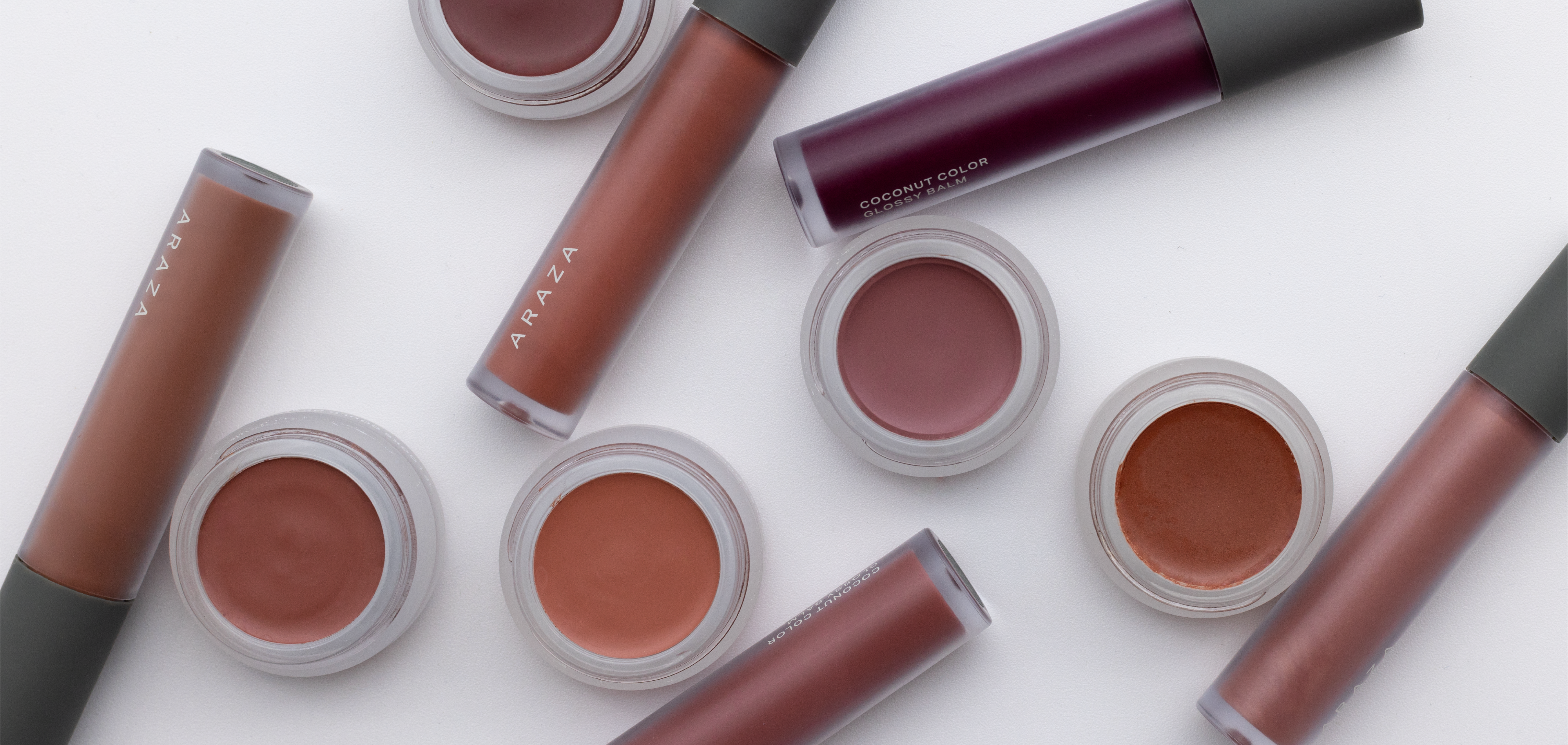 アザレ スキンケアUV リップ パレットセット The Tropical Color Duo: 5 Nourishing Fall Pairings for Lips and