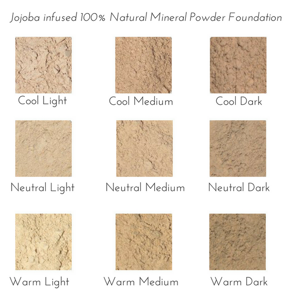 Powder Foundation Color Guide
